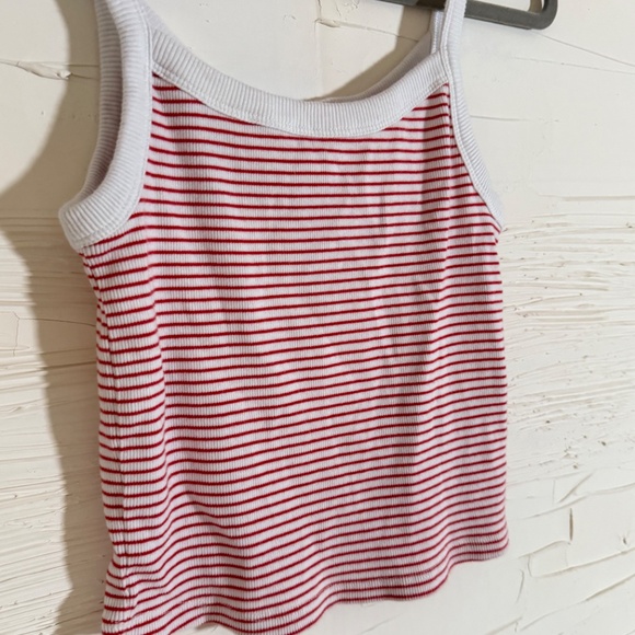 Levi’s | The Essentials Sporty Rib Tank | Size S | Red & White Stripe - Picture 4 of 6